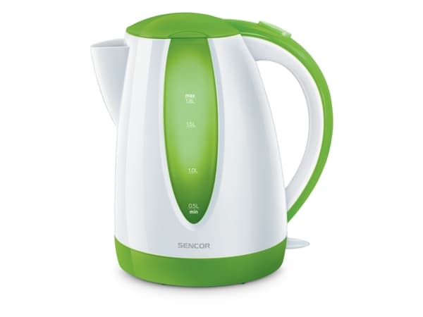 Sencor SWK1811GR, 1,8 l, 2000 W, Grønn, Plast, Vannivåindikator, Overopphetingsbeskyttelse