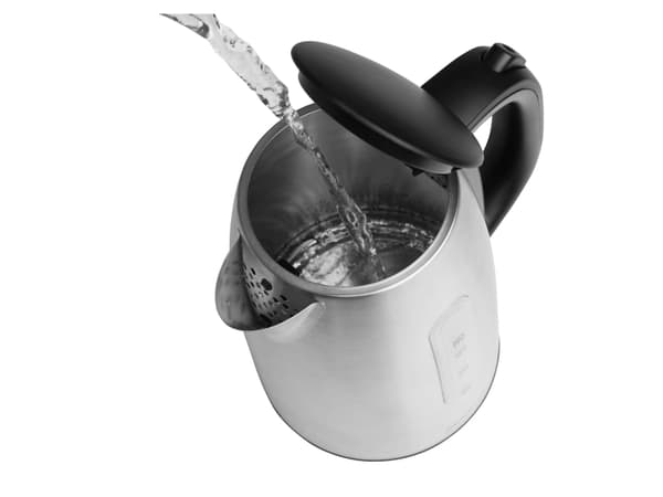 Sencor SWK 1720BK, 1,7 l, 2200 W, Svart, Rostfritt stål, Rostfritt stål, Vattennivå indikator, Överhettningsskydd