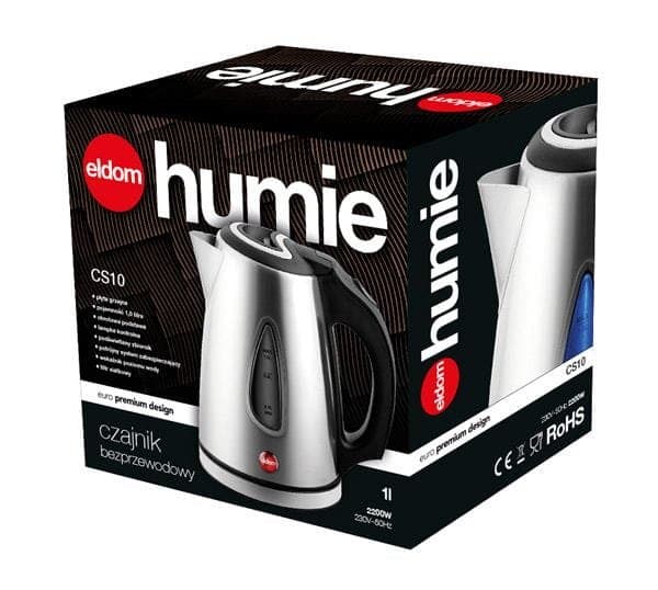 Hum elkedel Eldom CS10 1500W 1,0 liter bagbelyst
