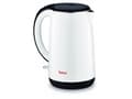 Miniatyrbild 3 av 4: Tefal KO260130, 1,7 l, 2400 W, Svart, Vit, Plast, Rostfritt stål, Vattennivå indikator, Överhettningsskydd