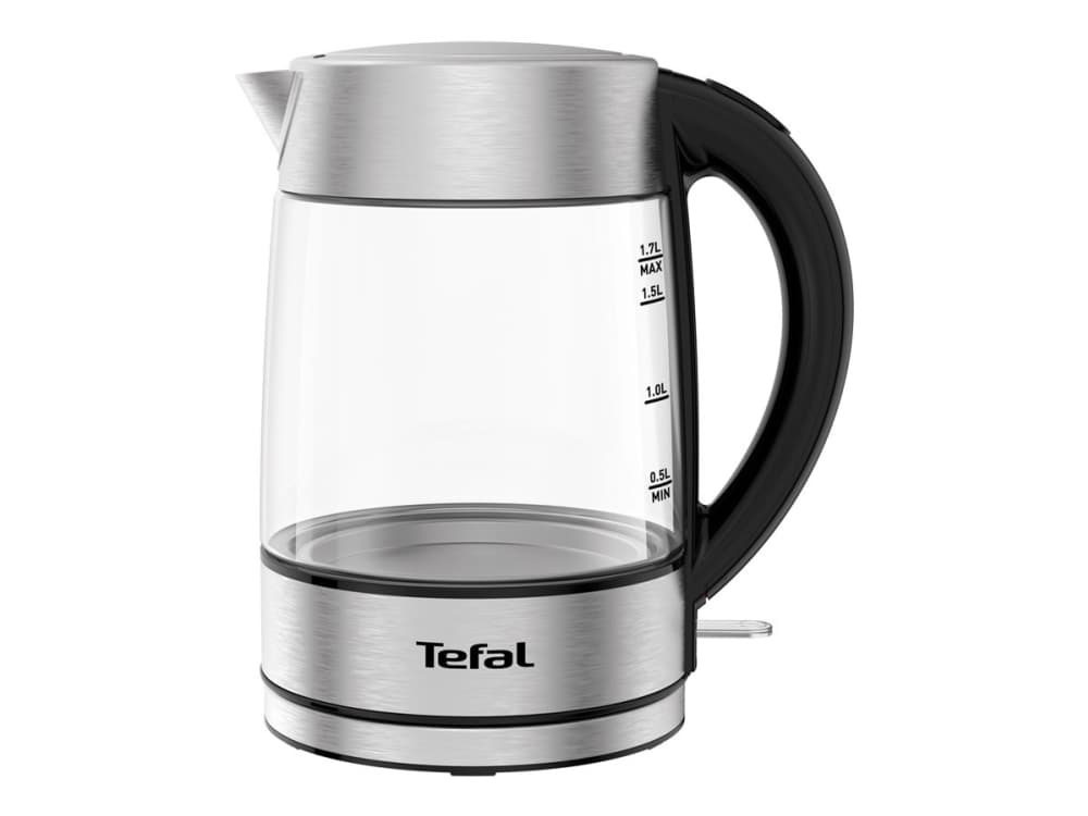 Tefal KI772D vattenkokare 1,7 l 2400 W Rostfritt stål, Transparent