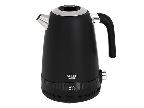 Adler kettle 1.7L steel kettle with LCD & AD 1295b temperature control