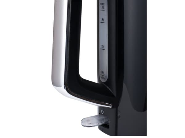 Concept RK3171, 1,7 l, 2200 W, Svart, Metallisk, Plast, Rostfritt stål, Justerbar termostat, Vattennivå indikator