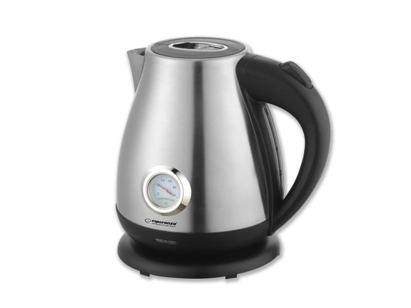 Esperanza EKK029 Elektrisk vattenkokare med termometer 1,7 L 2200 W Inox