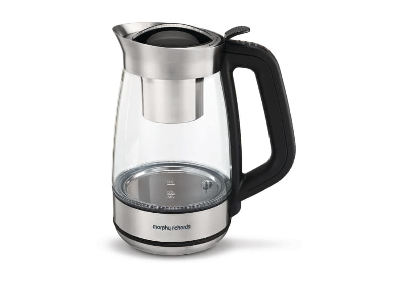 Morphy Richards 132002 elkedel 1,2 L Sølv, Transparent 2200 W