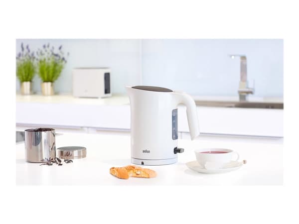 Braun PurEase WK 3100 WH - Kjele - 1.7 liter - 2.2 kW - hvit