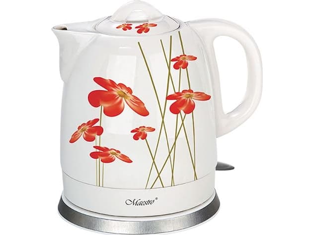 Feel-Maestro MR066 grön elektrisk vattenkokare 1,5 L Grön, vit 1200 W