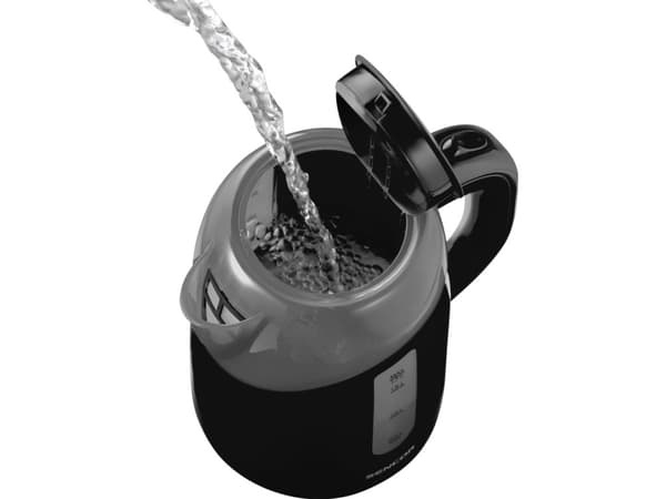 Sencor SWK 1701BK, 1,7 l, 2200 W, Svart, Plast, Vattennivå indikator, Sladdlös