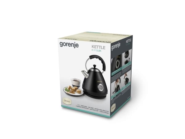 Gorenje Classico K17CLBK - Kjele - 1.7 liter - 2200 W - svart