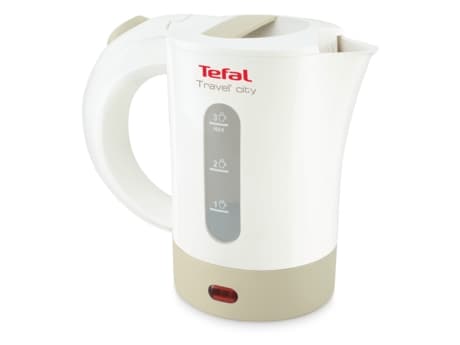 Tefal Travel''City KO120130, 0,5 L, 650 W, Valkoinen, Muovi, Veden tason ilmaisin, Ylikuumenemissuoja