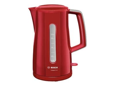 Bosch Kettle TWK3A014 Standard, Plastic, Red, 2400 W, 360° rotational base, 1.7 L