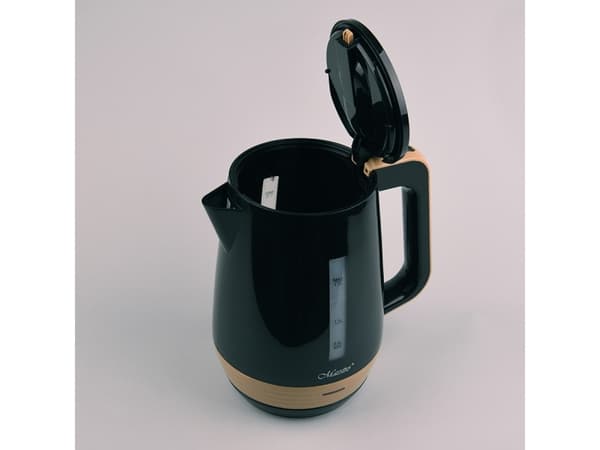 Feel-Maestro MR033 black, 1,7 l, 2200 W, Sort, Plast, Vannivåindikator, Overopphetingsbeskyttelse
