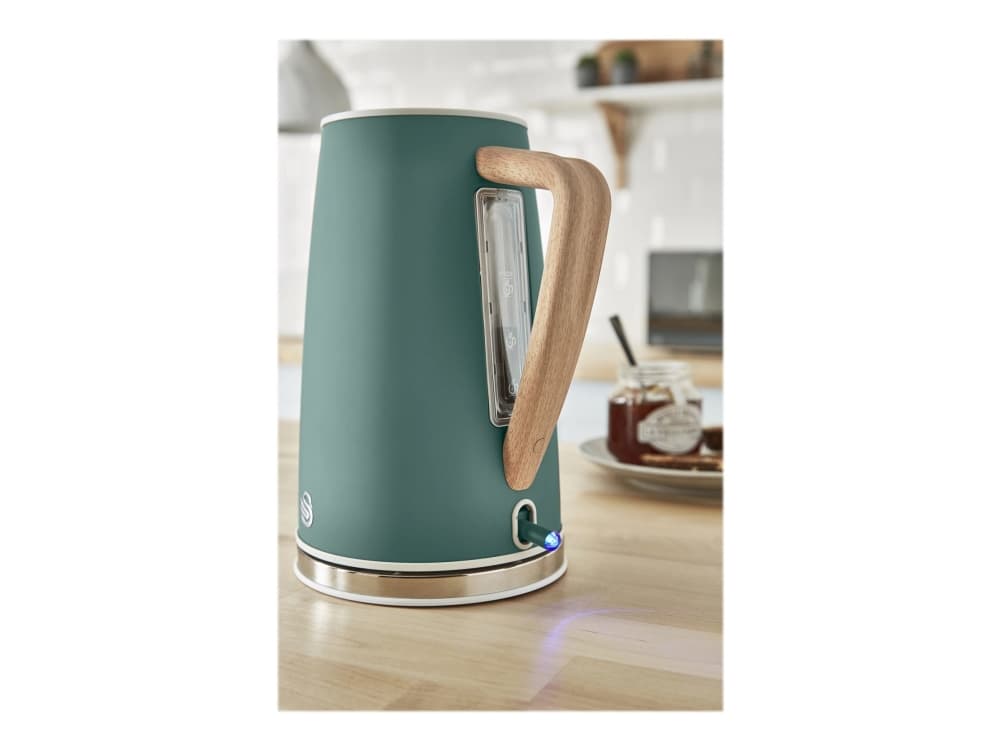 Swan Nordic SK14610GREN - Vattenkokare - 1.7 liter - 3 kW - pine green