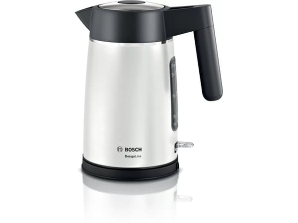 Bosch DesignLine, 1,7 l, 2400 W, Svart, Silver, Vattennivå indikator