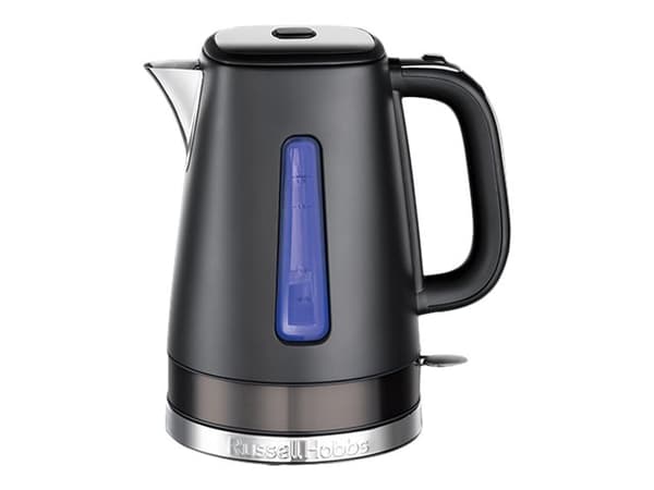 Russell Hobbs 26140-70, 1,7 L, 2400 W, Musta, Ruostumaton teräs, Veden tason ilmaisin, Ylikuumenemissuoja