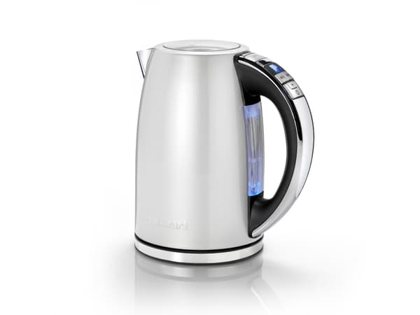 Cuisinart BOUILLOIRE CPK17SE ARGENT, 3000 W, Perle, Rustfritt stål, Justerbar termostat, Vannivåindikator, Overopphetingsbeskyttelse