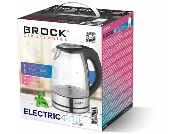 Brock WK2102BK vannkoker Sølv