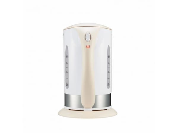 Zelmer ZCK7630I, 1,7 l, 1850 W, Gräddfärgad, Silver, Vit, Plast, Vattennivå indikator, Filtrering