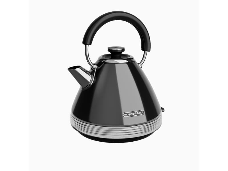 Morphy Richards Venture Retro Pyramid vattenkokare 150 l 3000 W Svart