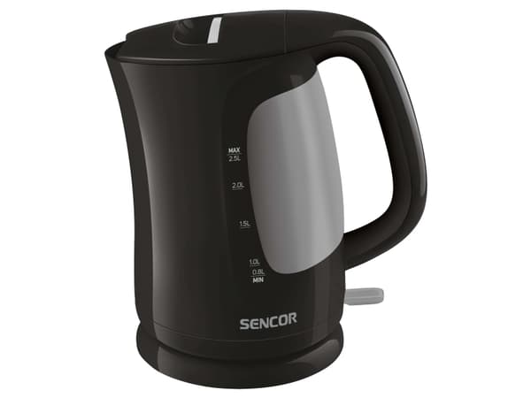 Sencor SWK 2511BK, 2,5 l, 2200 W, Svart, Plast, Vattennivå indikator, Överhettningsskydd