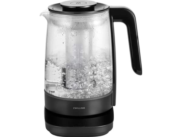 ZWILLING 53102-501-0, 1,7 l, 1850 W, Sort, Glass, Justerbar termostat, Funksjon til å holde varmen