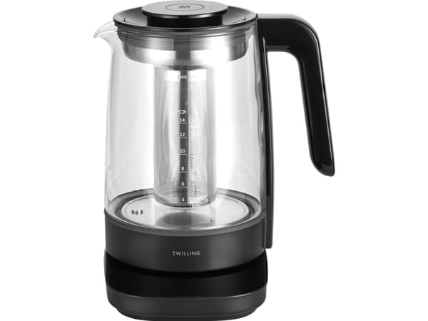 ZWILLING 53102-501-0, 1,7 l, 1850 W, Svart, Glas, Justerbar termostat, Hålla sig varm funktion