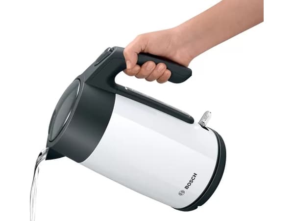 Bosch TWK7L461, 1,7 l, 2400 W, Hvit, Vannivåindikator, Overopphetingsbeskyttelse, Trådløs