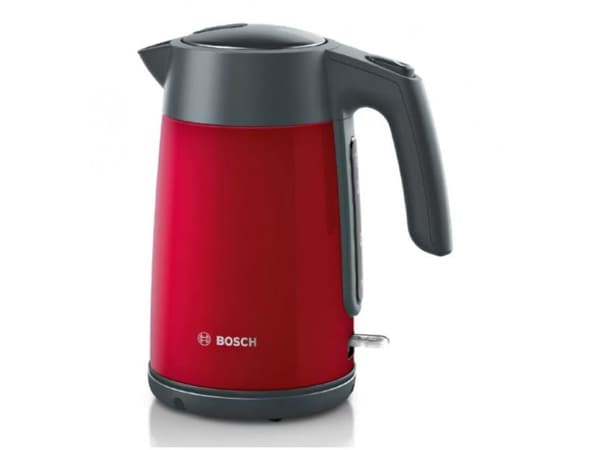 Bosch TWK7L464, 1,7 l, 2400 W, Rød, Vannivåindikator, Overopphetingsbeskyttelse, Trådløs