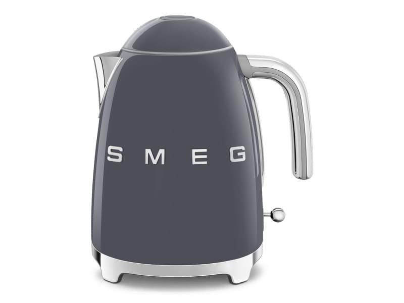 Smeg 50''s Style Vattenkokare KLF03GREU (Grå), 1,7 l, 2400 W, Grå, Plast, Rostfritt stål, Vattennivå indikator