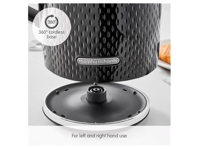 Morphy Richards Czajnik Verve czarny vattenkokare 1,7 l 2200 W Svart