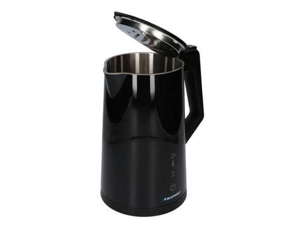 Blaupunkt EKD601, 1,7 l, 2200 W, Sort, Rustfritt stål, Justerbar termostat, Vannivåindikator