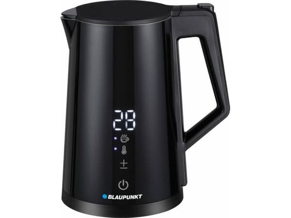 Blaupunkt EKD601, 1,7 l, 2200 W, Sort, Rustfritt stål, Justerbar termostat, Vannivåindikator