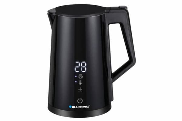 Blaupunkt EKD601, 1,7 l, 2200 W, Sort, Rustfritt stål, Justerbar termostat, Vannivåindikator