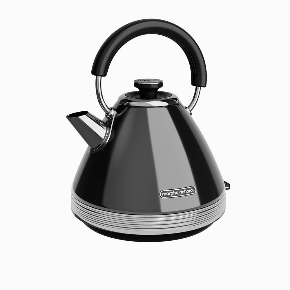 Vattenkokare Venture Retro Pyramid Svart
