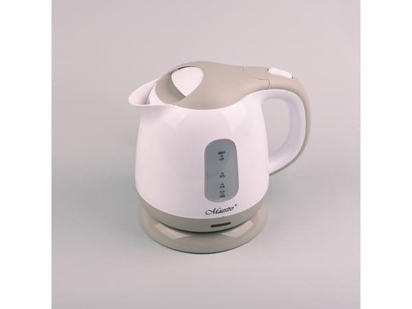 El-kedel Maestro MR-012, hvid og beige