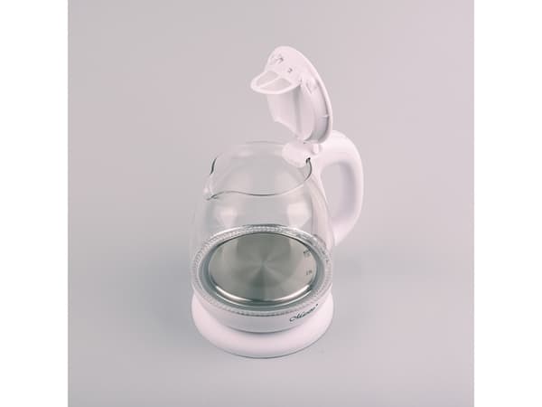 Feel-Maestro MR-055-WHITE, 1 L, 1100 W, Valkoinen, Lasi, Veden tason ilmaisin, Ylikuumenemissuoja