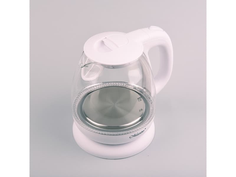Feel-Maestro MR-055-WHITE elektrisk vattenkokare 1 L Vit 1100 W