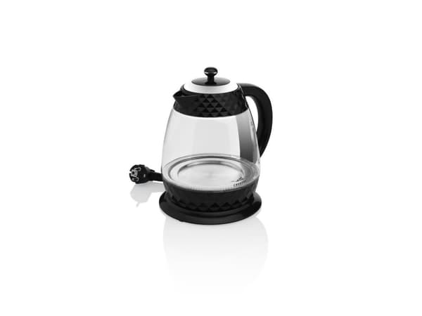 ETA Crystal 3154 90000 - Kjele - 1.7 liter - 2.2 kW - glass/black