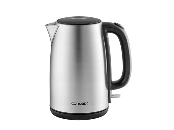 Concept RK3260, 1,7 l, 2200 W, Rustfritt stål, Rustfritt stål, Vannivåindikator, Trådløs