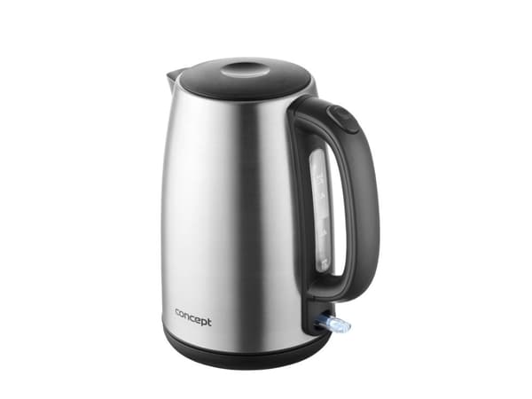 Concept RK3260, 1,7 l, 2200 W, Rustfritt stål, Rustfritt stål, Vannivåindikator, Trådløs