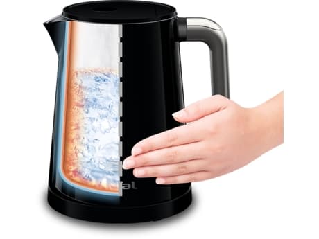 Tefal Smart'N Light KO854830 - Vattenkokare - 1 liter - svart