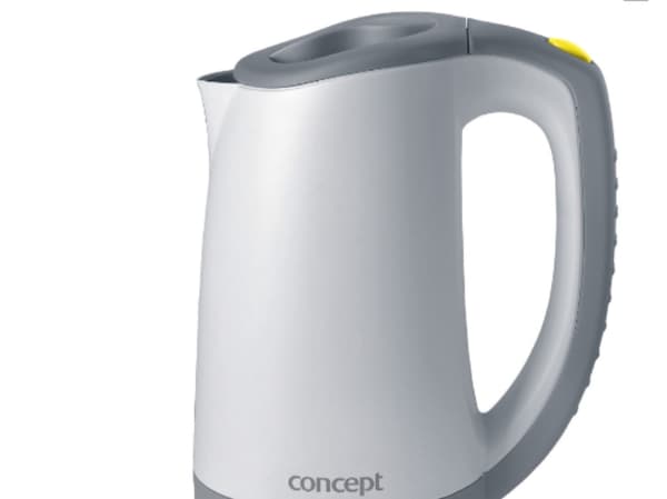 Concept RK-7010, 0,4 l, 600 W, Grå, Vit, Plast, Överhettningsskydd