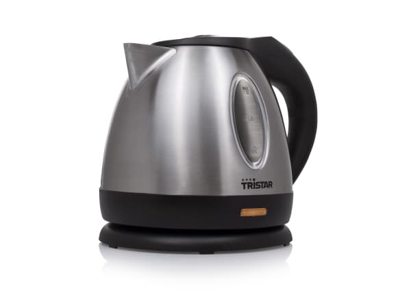 Tristar WK-1325 vannkoker 1,2 l 850 W Sort, Rustfritt stål