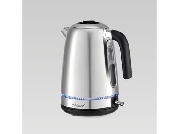 Maestro MR-050 El-kedel med belysning, sølv 1,7 L