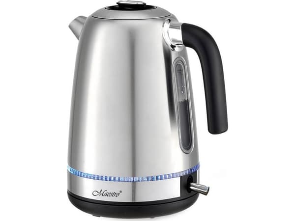 Maestro MR-050 El-kedel med belysning, sølv 1,7 L