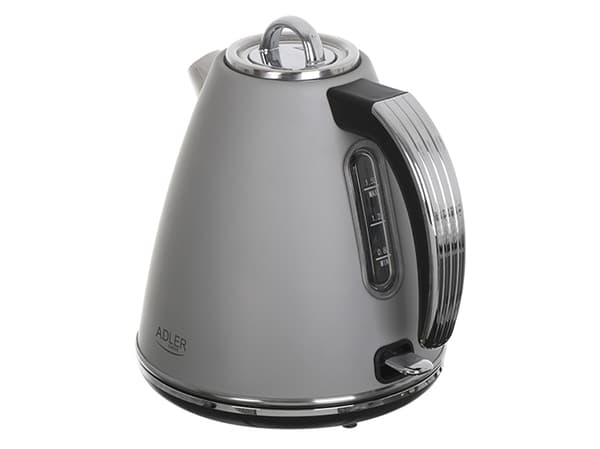 Adler AD 1343, 1,5 L, 1850 W, Harmaa, Ruostumaton teräs, Veden tason ilmaisin