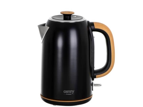 Adler AD 1342, 1,7 l, 2200 W, Sort, Rustfritt stål, Justerbar termostat, Vannivåindikator