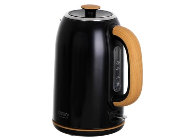 Adler AD 1342, 1,7 l, 2200 W, Sort, Rustfritt stål, Justerbar termostat, Vannivåindikator