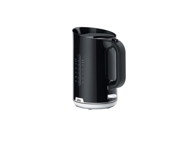 Braun WK 1100 BK, 1,7 l, 2200 W, Sort, Plast, Vannivåindikator, Trådløs