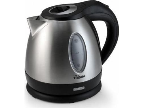 Tristar WK-1323, 1,2 l, 1500 W, Rustfritt stål, Rustfritt stål, Vannivåindikator, Overopphetingsbeskyttelse
